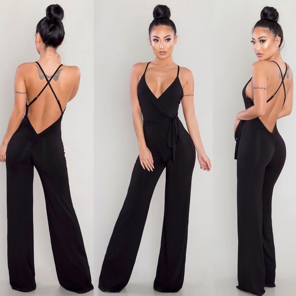 Black jumpsuit